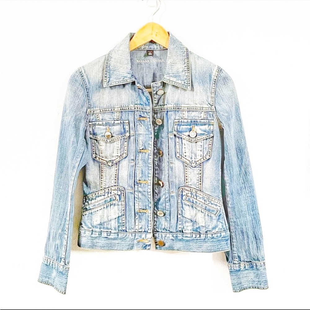 Banana Republic| New blue denim jacket size S